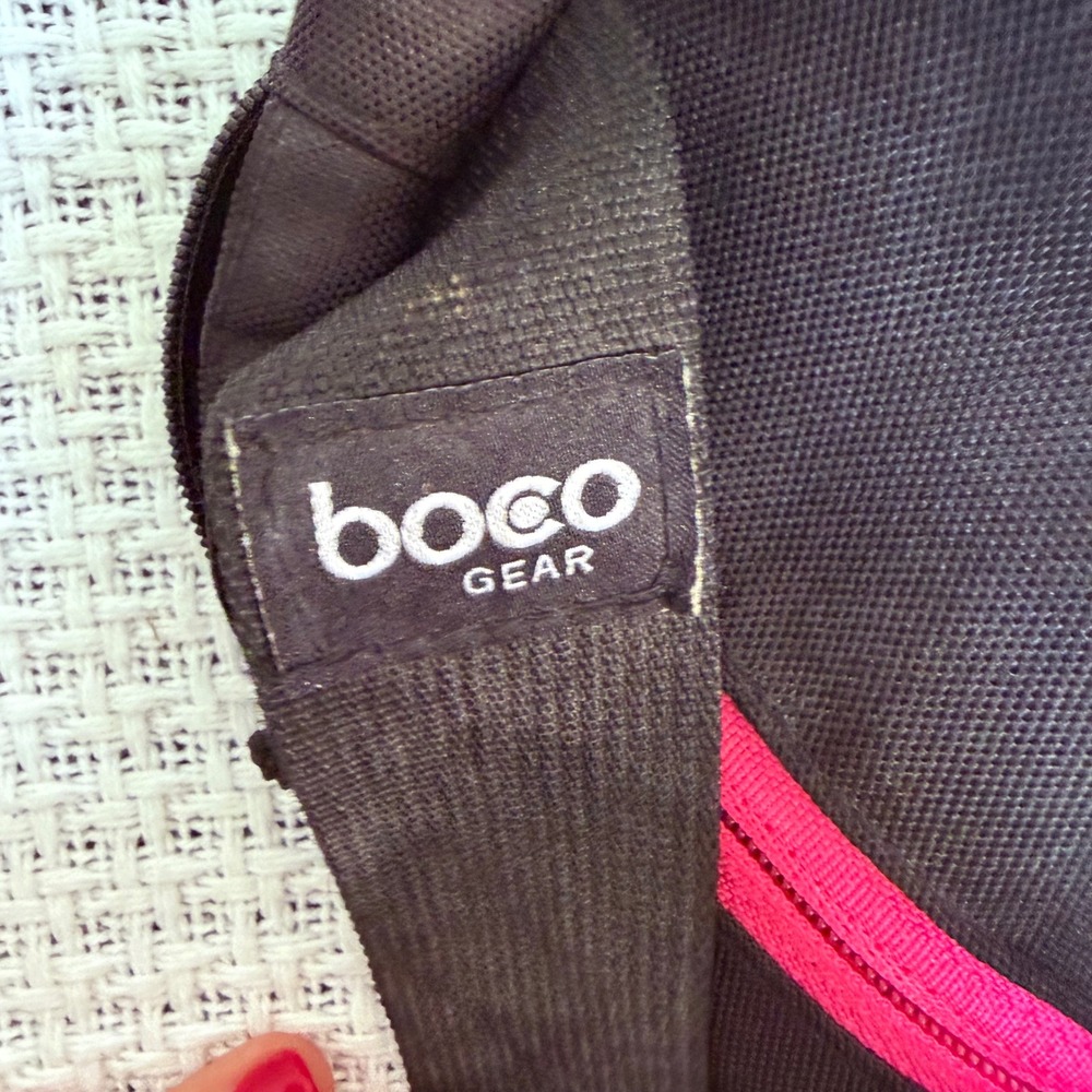 BOCO Gear Waist Pack Women OS Black Retro Rainbow Stripe Sporty Belt Bag Fanny - Picture 5 of 12